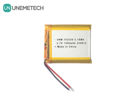 3.7V 1400mAh High-Performance Lithium-Ion Polymer Battery 103339 Voor speelgoedwagens