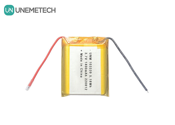 3.7V 1400mAh High-Performance Lithium-Ion Polymer Battery 103339 Voor speelgoedwagens