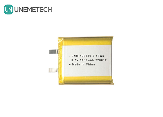 3.7V 1400mAh High-Performance Lithium-Ion Polymer Battery 103339 Voor speelgoedwagens
