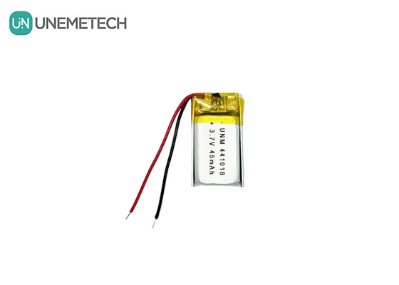 3.7V 45mAh Klein laaggewicht Lithium Polymer Battery 441018 voor Smart Glasses