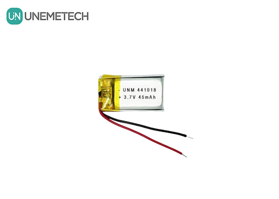 3.7V 45mAh Klein laaggewicht Lithium Polymer Battery 441018 voor Smart Glasses