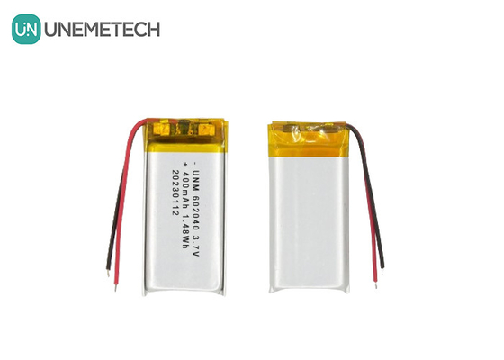 3.7V 400mAh 602040 Lithium Polymer Battery Long Lifespan Voor Bluetooth Headset