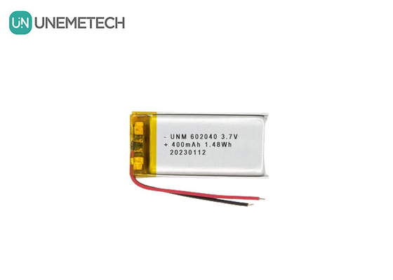 3.7V 400mAh 602040 Lithium Polymer Battery Long Lifespan Voor Bluetooth Headset