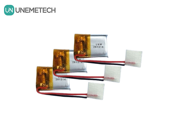 3.7V 25mAh 281314 Kleine dunne Lipo micro oplaadbare batterij voor sleutelhanger lampen
