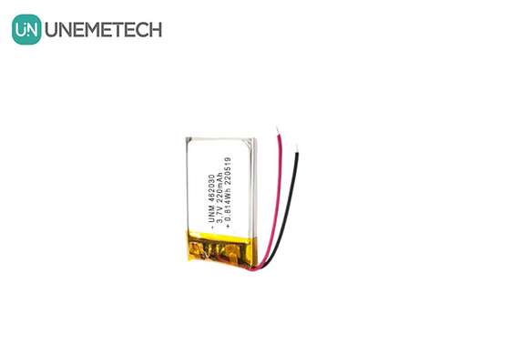 3.7V 220mAh 462030 Certificaat Oplaadbare lithium-polymerbatterij voor LED-lampen