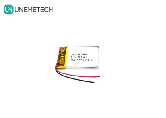 3.7V 220mAh 462030 Certificaat Oplaadbare lithium-polymerbatterij voor LED-lampen