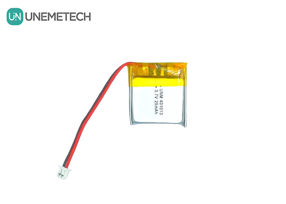3.7V 25mAh 401013 Oplaadbare Ultra Thin Slim Lithium Polymer Battery voor Smart Glasses