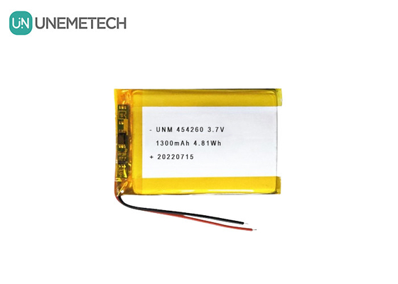 Lithium Ion Polymer Battery Cell 3.7V 1300mAh 454260 voor Soalr Systems