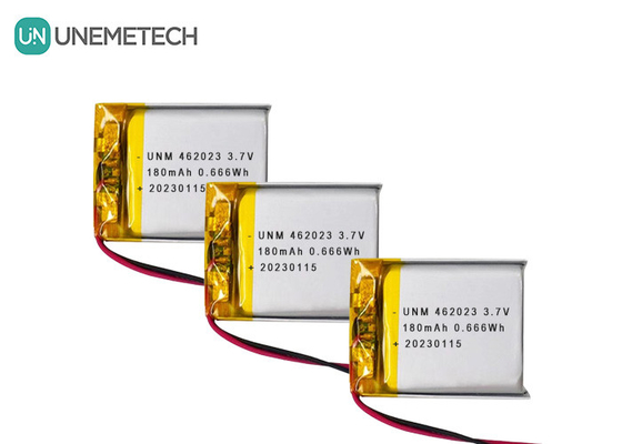 3.7V 180mAh Li-ion batterij 462023 Lipo oplaadbare batterij voor elektronisch speelgoed