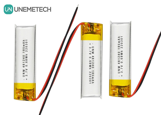 3.7V 185mAh 481240 Lithium-ion en Lithium-polymer batterij voor auto DVR's