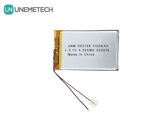 3.7V 1150mAh 503759 Custom Lipo Polymer oplaadbare batterij voor recorder