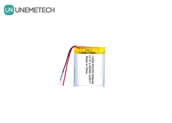 3.7V 650mAh oplaadbare Li-ion-polymerbatterij 852530 voor hoofdtelefoons