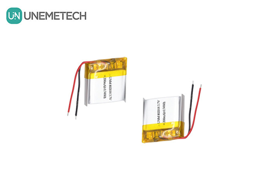 3.7V 200mAh snel opladen Li-ion polymer batterijcellen 802018 Voor scheerapparaat