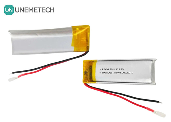 3.7V 500mAh 701450 oplaadbare lithium-polymerbatterij voor temperatuursensoren