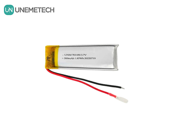 3.7V 500mAh 701450 oplaadbare lithium-polymerbatterij voor temperatuursensoren