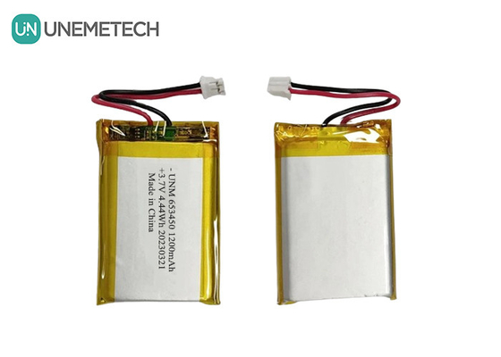 3.7V 1200mAh snel opladen Lithium Polymer Battery 653450 voor digitale camera's