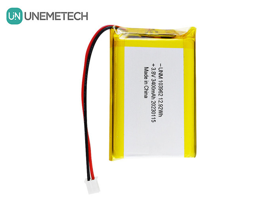 Hoogspannings Lipo-accu 103962 3.8V 3400mAh LiHV-accu's voor digitale camera's