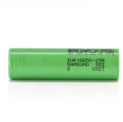 Samsung 25R 18650 2500mAh 20A batterij 3.6V cilindrische lithium-ioncel INR18650-25R