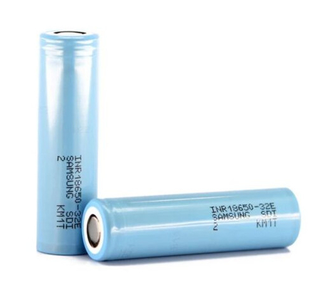 Samsung 32E 18650 3200mAh 6.4A Batterij 3.65V Cylindrische Lithium Ion Cell INR18650-32E