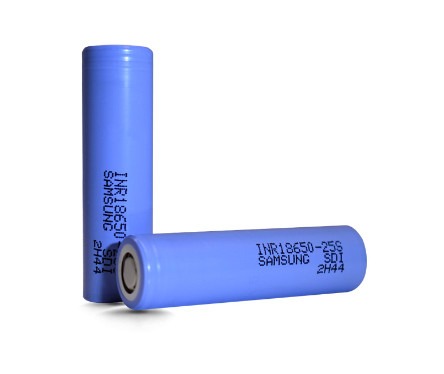 Samsung 25S 18650 2500mAh 20A batterij 3.6V cilindrische lithium-ioncel INR18650-25S