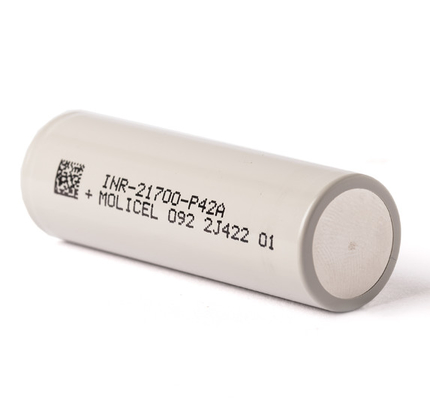 Molicel 21700 P42A 4200mAh 45A accu INR-21700-P42A Flat Top accu
