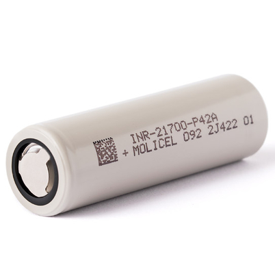 Molicel 21700 P42A 4200mAh 45A accu INR-21700-P42A Flat Top accu
