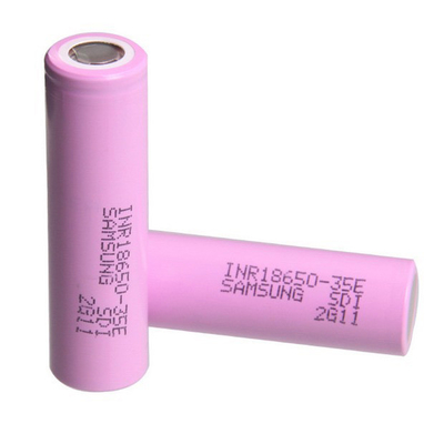 Samsung 35E 18650 Batterij 3500mAh 8A 3.6V Cylindrische Lithium Ion Cell INR18650-35E