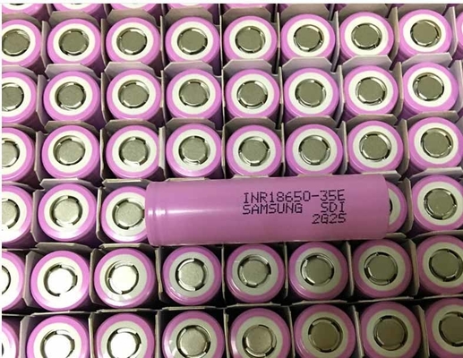 Samsung 35E 18650 Batterij 3500mAh 8A 3.6V Cylindrische Lithium Ion Cell INR18650-35E