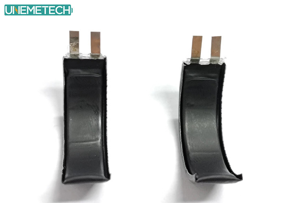 Gekrompen lithium-polymerbatterij UNM150728 3.8V 20mAh voor gezondheidssporingsringen