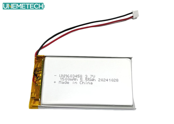 Oplaadbare polymer lithium-ion batterij 603458 3.7V 1500mAh Lipo-batterij voor printer