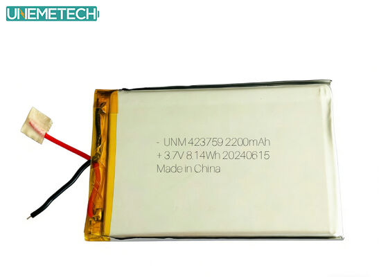 Kwaliteit Power Bank Battery Custom Lithium Polymer Battery 425379 3.7V 2200mAh Met 3M Kleefband Fabriek