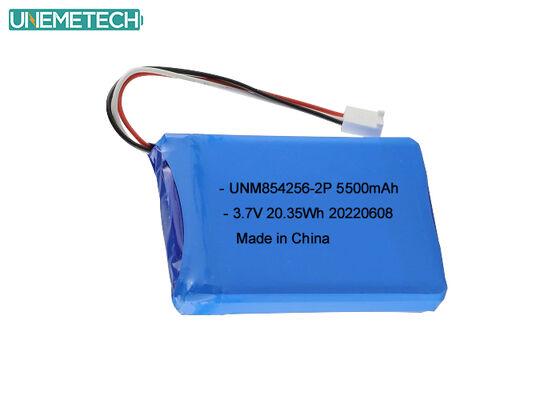 Kwaliteit 3.7V Li Poly oplaadbare batterijen Pack 854256 2P 5500mAh Batterijen voor industriële apparatuur Fabriek