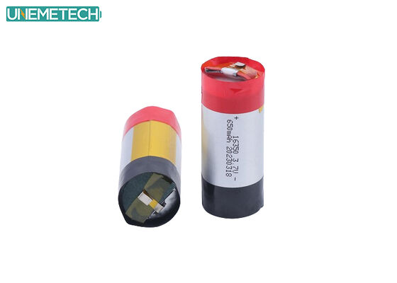 Kwaliteit 3.7V 650mAh 16350 cilindrische LiPo-batterij met 5A hoge ontladingssnelheid voor vapenverstuivers Fabriek